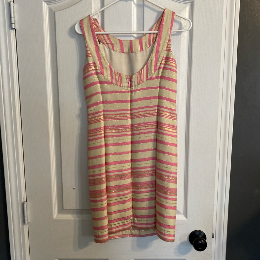 Lilly Pulitzer Candy Striper Bow Shift - Picture 6 of 8